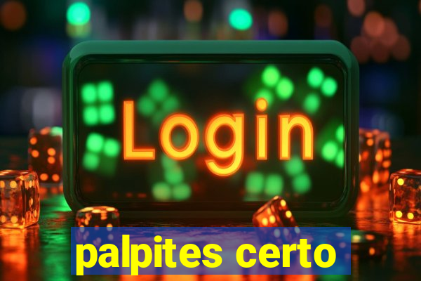 palpites certo